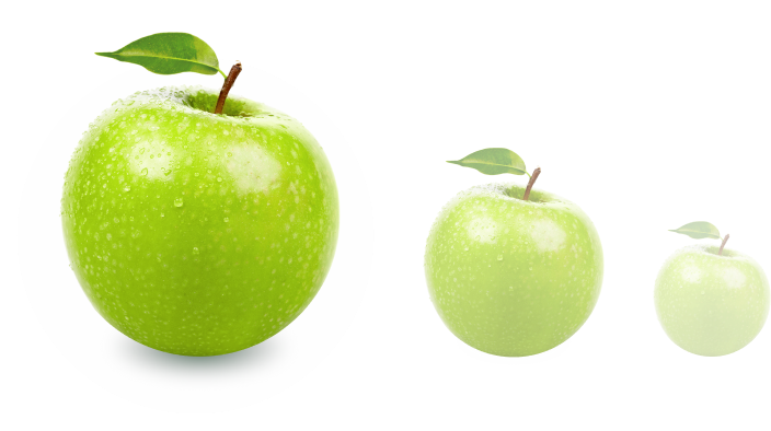 green apples